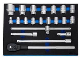 BOXO HYLSYAVAINSARJA 3/4" 21-OS. - Työkaluvaunut - 284-BXP460 - 1