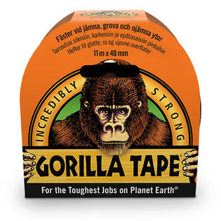 Gorilla teippi musta 11M - Muut tarvikkeet - 24600 - 1