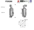 Opel DPF hiukkassuodatin | AS 098-FD5290 - Pakoputkien hiukkassuodattimet - 098-FD5290 - 1