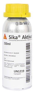 AKTIVAATTORI SIKA ACTIVATOR-205, 250ML - Liimat, tiivisteet, lukitteet - 103-2050 - 1