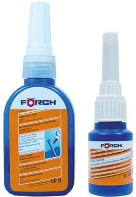 KIERRELUKITE LUJA PUN. K121 10ML FÖRCH - Liimat, tiivisteet, lukitteet - 109-K121-10 - 1