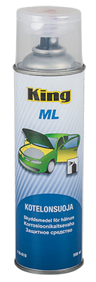 KOTELONSUOJA KING SPRAY 500ML - Massat ja kotelonsuoja-aineet - 118-610 - 1