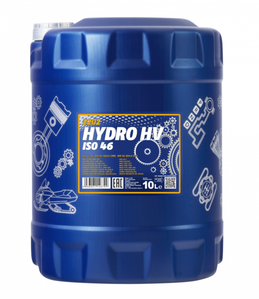 MANNOL 2202 HYDRAULIIKKAÖLJY HV ISO 46 20 L - Raskaankaluston hydrauliöljyt - MN2202-20 - 1
