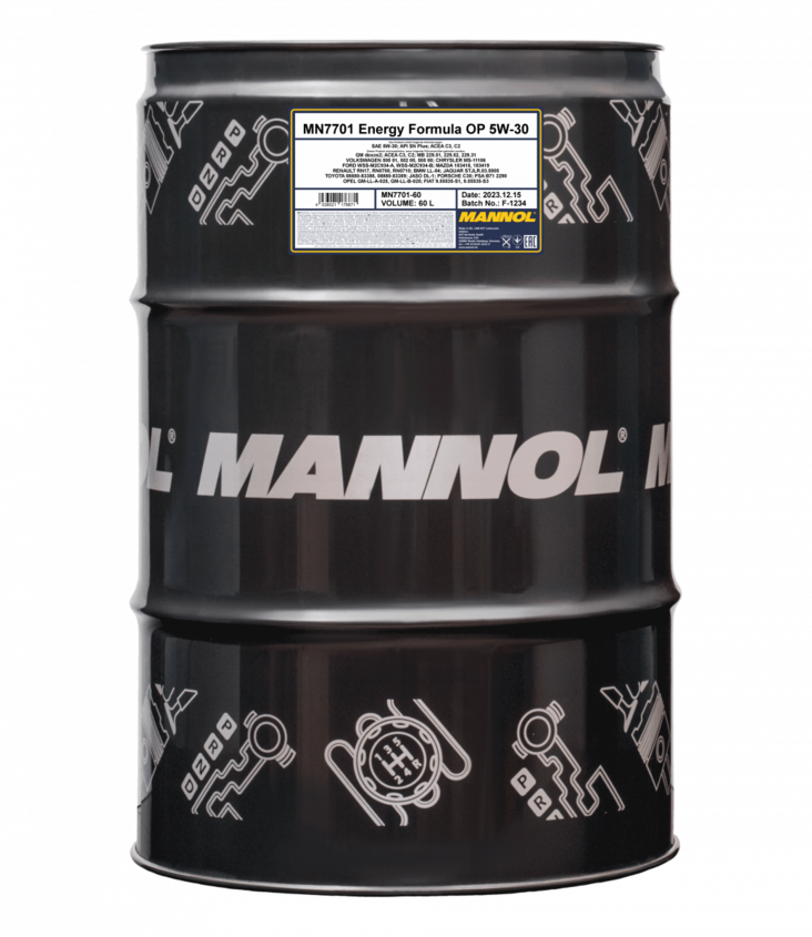 MANNOL 5W-30 ENERGY FORMULA OP 7701 60L MOOTTORIÖLJY - Moottoriöljyt - MN7701-60 - 1