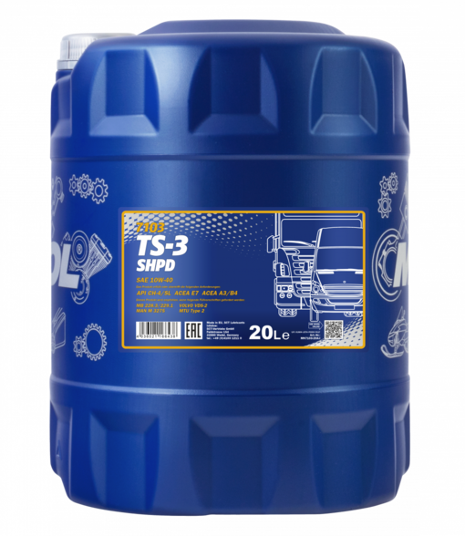 Mannol 7103 moottoriöljy 10W-40 20 L - Raskaankaluston moottoriöljyt - MN7103-20 - 1