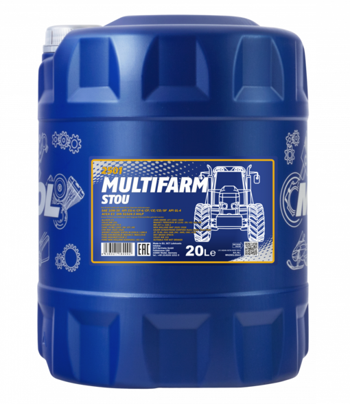 Mannol multifarm 10W-30 20 L - Raskaankaluston vaihteisto- ja peräöljyt - MN2501-20 - 1