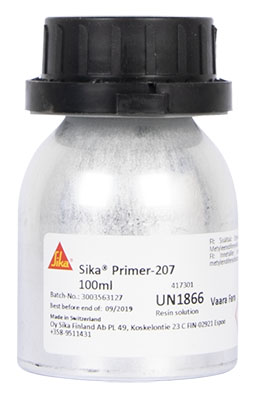 POHJUSTUSAINE SIKA PRIMER-207, 100ML - Liimat, tiivisteet, lukitteet - 103-2070-100 - 1
