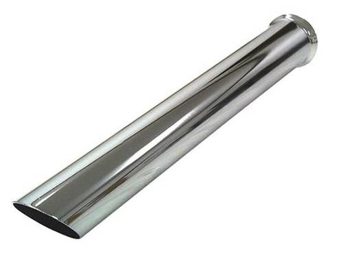 Pakoputki 2 1/2" kromattu 580 mm - 2 1/2" pakoputket - 091-U116350 - 1