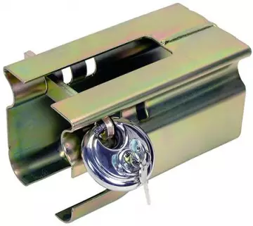 ALBE kuulakytkinlukko sähkösinkitty riippulukolla - Muut peräkärrytarvikkeet - 125-03300 - 1