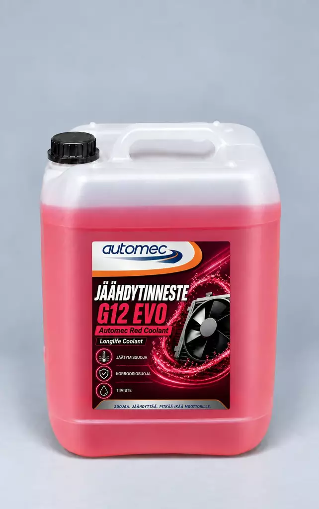 Automec Coolant Red G12 EVO Punainen Jäähdytinneste 10L | Automec 114-AMJPEVO-10 - Jäähdytinnesteet ja lisäaineet - 114-AMJPEVO-10 - 1