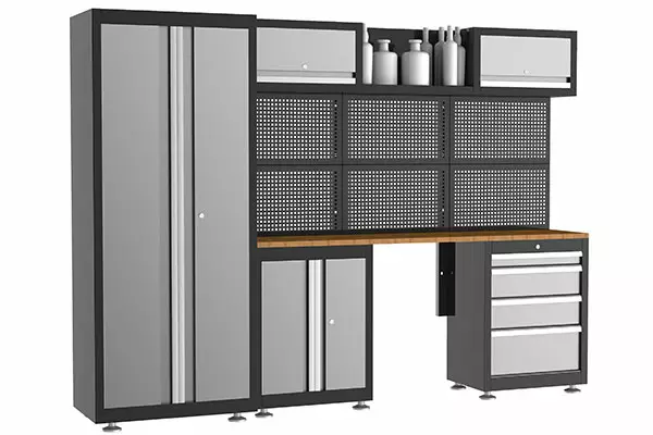 Kalustekokonaisuus autotalliin tai kotikorjaamolle - Valmiit työpisteet - 291-XL060410 - 1