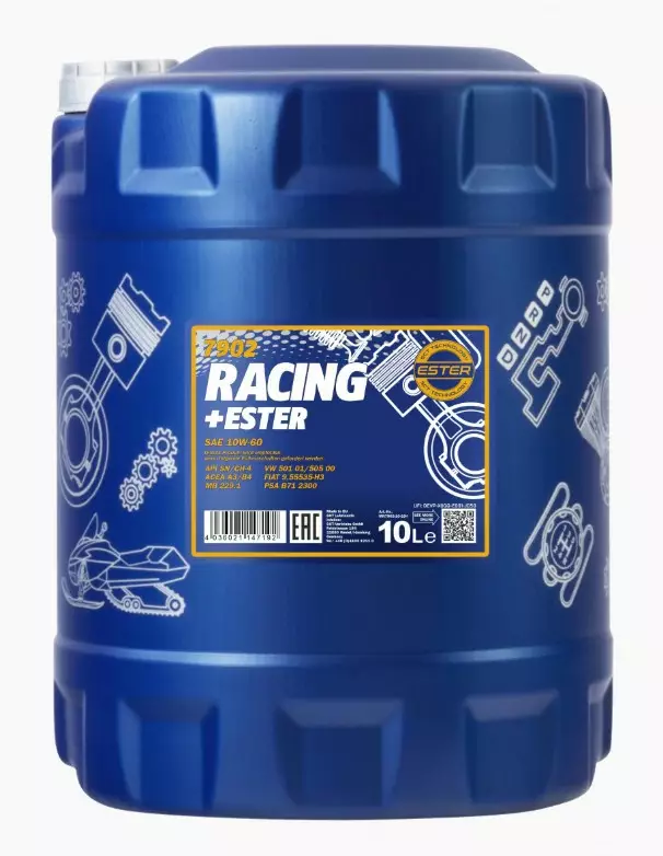 MANNOL 10W-60 RACING+ESTER 7902 10L - Moottoriöljyt - MN7902-10 - 1