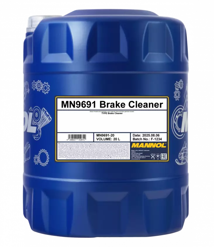 Mannol 9691 brake cleaner 20 L - Irrotus- ja monitoimiaineet - MN9691-20 - 1