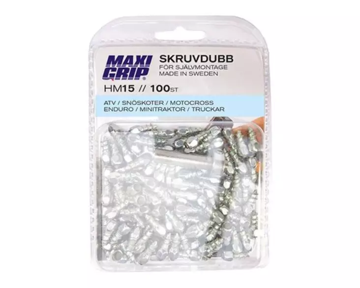 MaxiGrip nastasarja 15 mm sis työkalu 100 kpl - Mönkijän renkaat - 74-1500 - 1