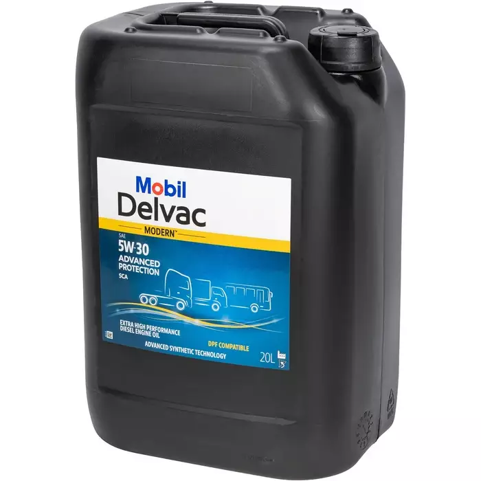 Mobil 1 delvac modern F EF PL V1 5W-30 dieselmoottoriöljy 20L - Raskaankaluston moottoriöljyt - 117-157470 - 1