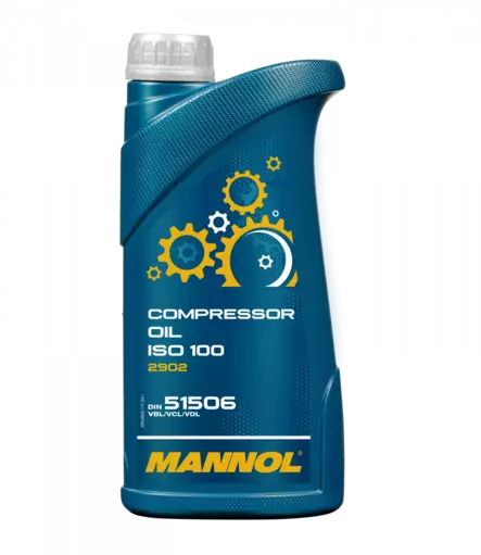 Mannol 2902 ISO 100 kompressoriöljy 1L - Pienkoneöljyt - MN2902-1 - 2