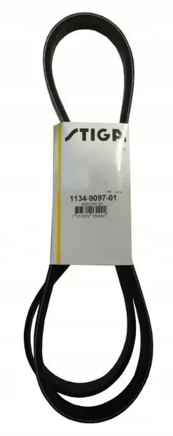 STIGA 1134-9097-01 – alkuperäinen PTO-vetohihna Park Pro 4WD -etuleikkureihin - Ajoleikkureiden hihnat ja kiristimet - 1134-9097-01 - 1