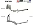 SEAT / Skoda / Volkswagen DPF hiukkassuodatin | AS 098-FD7011 - Pakoputkien hiukkassuodattimet - 098-FD7011 - 1