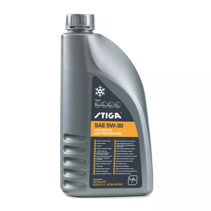 Stiga 5W-30 lumilinkoöljy 1,4 L - Pienkoneöljyt - 1111-9242-01 - 1