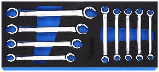 BOXO AVOLENKKIAVAINSARJA 8-21MM - Työkaluvaunut - 284-BX081 - 1