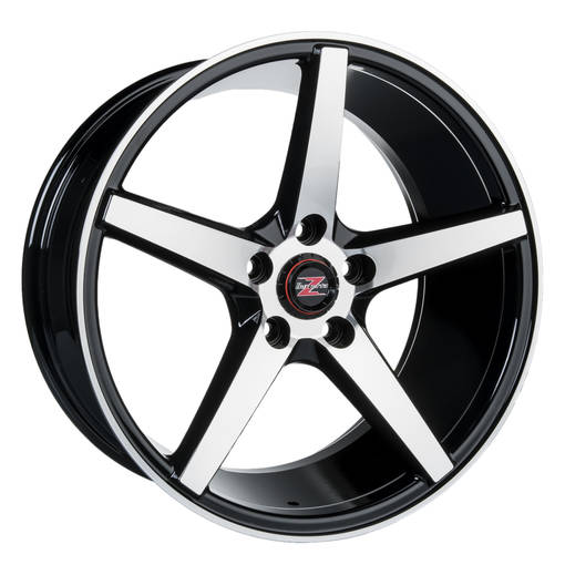 Capitano Black Polished 8x18 - 18" alumiinivanteet - VT87491 - 1