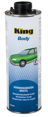 KIVENISKUMASSA BODYKING 1L KT MUSTA - Massat ja kotelonsuoja-aineet - 118-621 - 1