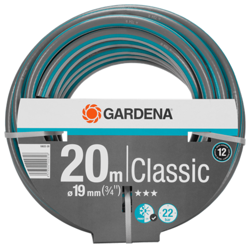 Gardena puutarhaletku Classic 19 mmm 20 M - Letkuvaunut ja kelat - 9672475-01 - 1