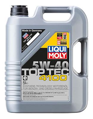 Liqui Moly Top Tec 4100 5W-40 moottoriöljy 5L - Moottoriöljyt - 107-9511 - 1