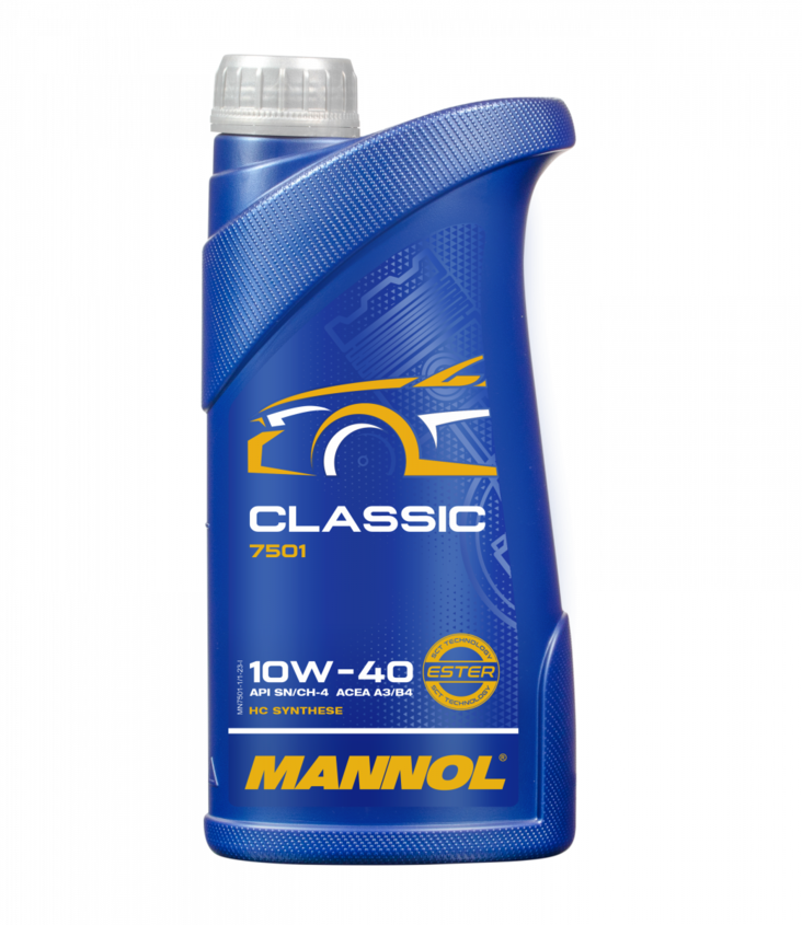 MANNOL 10W-40 CLASSIC 7501 1L MOOTTORIÖLJY - Moottoriöljyt - MN7501-1 - 1