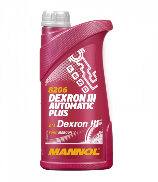 MANNOL ATF DEXRON III PLUS 1L AUTOMAATTIVAIHTEISTOÖLJY - Automaattivaihteistoöljyt - MN8206-1 - 1
