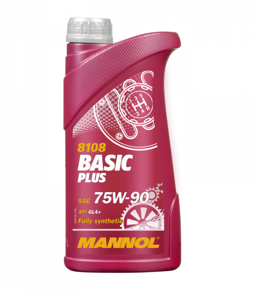 MANNOL BASIC PLUS 75W-90 GL-4+ 1L VAIHTEISTOÖLJY - Manuaalivaihteistoöljyt - MN8108-1 - 1