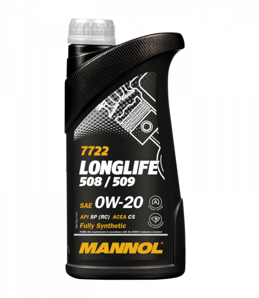 Mannol 7722 0W-20 moottoriöljy 1 L - Moottoriöljyt - MN7722-1 - 1