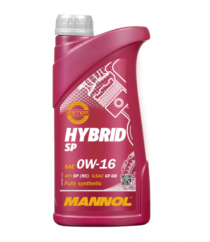 Mannol 7920 Hybrid SP 0W-16 moottoriöljy 1L - Moottoriöljyt - MN7920-1 - 1