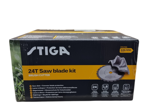 Raivausterä+suoja Stiga raivaussahaan - Raivaussahan terät ja siimapäät - 1911-9290-01 - 1