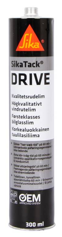 SikaTack Drive tuulilasiliima - Liimat, tiivisteet, lukitteet - 103-2551 - 1