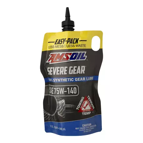 AMSOIL SEVERE GEAR 75W-140 SYNTHETIC GEAR LUBE 946ML - Pienkoneöljyt - 55-666-001 - 1