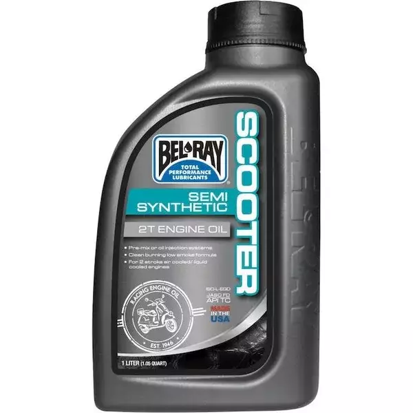 Bel-ray Semi Synthetic Scooter 2T engine oil 1L - 2T öljyt - 55-819-001 - 1