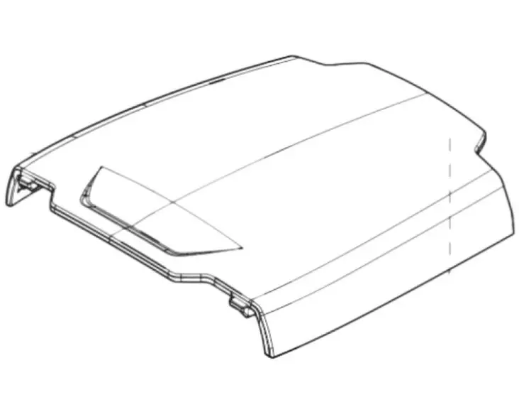 Husqvarna OEM musta huoltoluukku 5293474-01 - Robottileikkureiden muut osat - 5293474-01 - 1