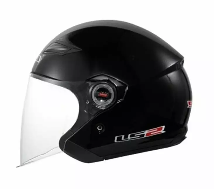 LS2 avokypärä OF569-3 rock single mono mattamusta S - Kypärät - 636-1920-1 - 1