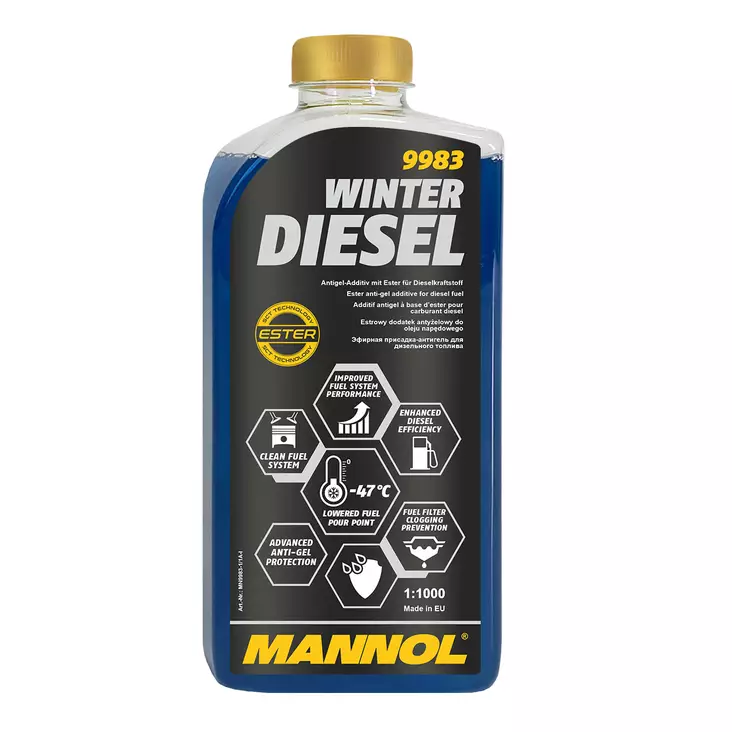 Mannol 9983 talvi diesel lisäaine 1 L - Öljyn ja polttoaineen lisäaineet - MN9983-1 - 1