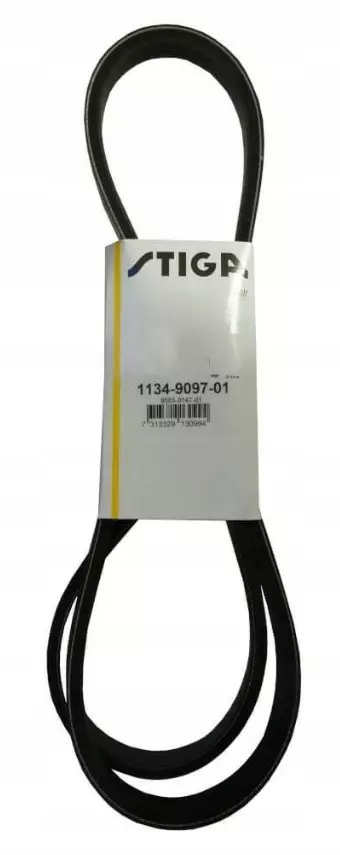 STIGA 1134-9097-01 – alkuperäinen PTO-vetohihna Park Pro 4WD -etuleikkureihin - Ajoleikkureiden hihnat ja kiristimet - 1134-9097-01 - 1