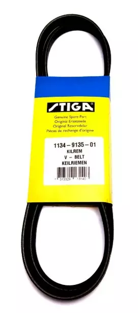 STIGA 1134-9135-01 – alkuperäinen PTO-vetohihna Primo-ajoleikkureihin - Ajoleikkureiden hihnat ja kiristimet - 1134-9135-01 - 1