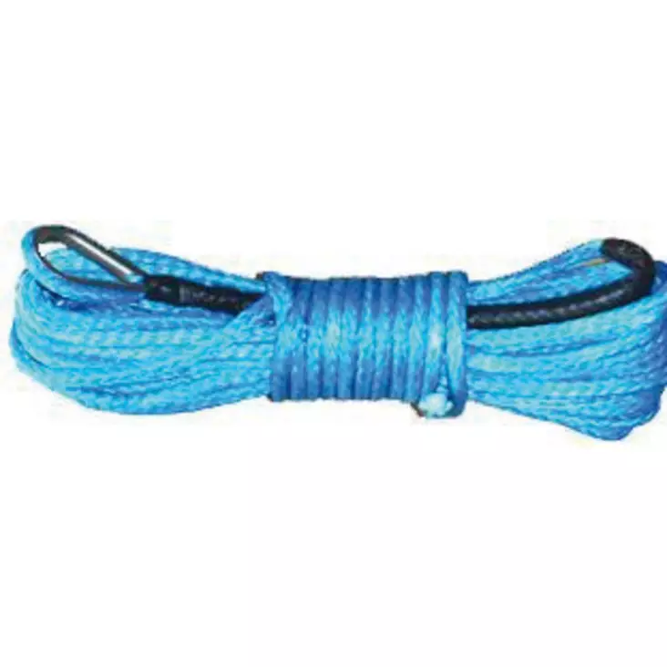 Synteettinen vinssiköysi 5 mm x 15 m vaalena sininen - Mönkijän lisävarusteet - 73-611-11 - 1