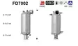 Volkswagen DPF hiukkassuodatin | AS 098-FD7002 - Pakoputkien hiukkassuodattimet - 098-FD7002 - 1