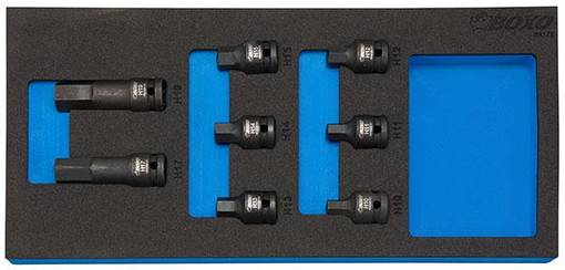 BOXO KONEHYLSYSARJA 1/2" KUUSIOK. 10-19MM - Työkalumoduulit vaunuihin - 284-BX172 - 1