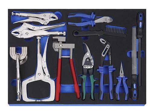 BOXO PELTISEPÄN TYÖKALUSARJA 12-OS. - Työkaluvaunut - 284-BXA-078-2 - 1