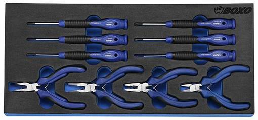 BOXO TARKKUUSRUUVITALTTA/ELEKTRONIIKKAPIHTISARJA - Työkaluvaunut - 284-BX012 - 1