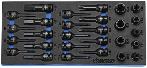 BOXO TORX-/KUUSIOKONEHYLSYSARJA 1/2" 28 OSAA - Työkalumoduulit vaunuihin - 284-BX032 - 1