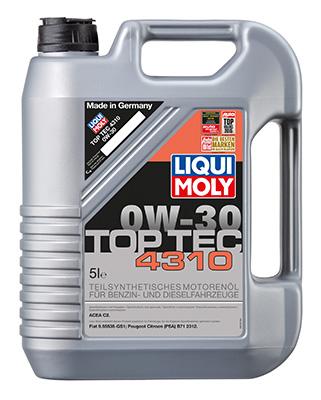 Liqui Moly Top Tec 4310 moottoriöljy 0W-30 5L - Moottoriöljyt - 107-2362 - 1