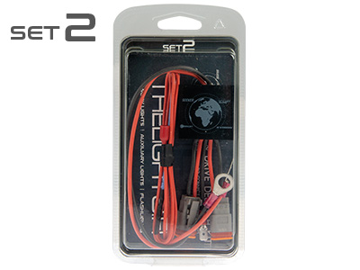 Lisävalon kytkentäsarja 2x200 W DT-liittimillä - Valaistus - 1605-WK032 - 1